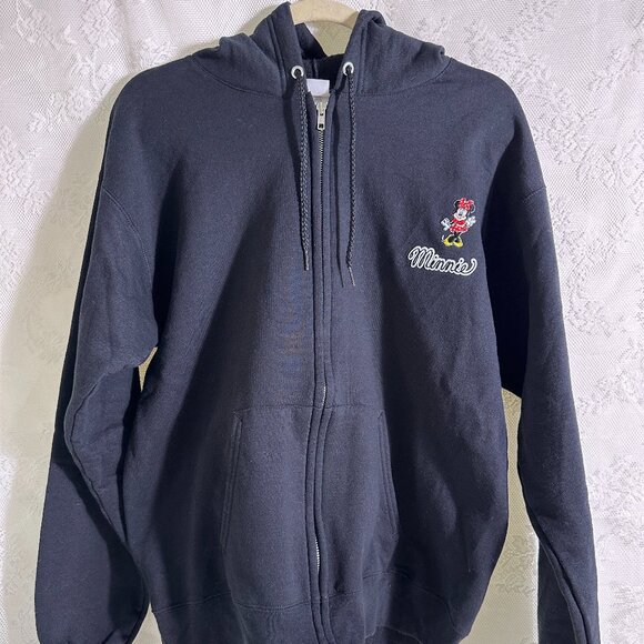 Hanes Other - Hanes Ecosmart Men's Medium Zip Up Minnie Hoodie